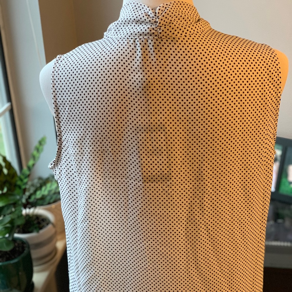 Adrianna Papell Polkadot Blouse - Picture 9 of 13